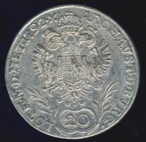 Ausztria 1792G 20Kr Ag II.Lipót T:3/3+ ph