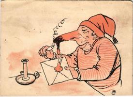 1930 Dwarf or Gnome with candle s: Alfred Schmidt (EM)