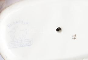 3 darab magyar porcelán figura, jelzett, kis kopással, m: 16 cm alatt