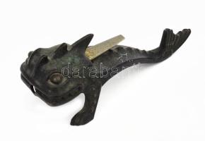 Dunhill Dragon öngyújtó. Bronz, jelzett, 22 cm