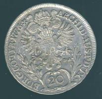 Ausztria 1776IC-FA 20Kr Ag M.Theresia T:2/3