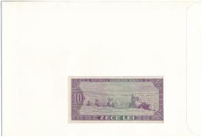 Románia 1966. 10L felbélyegzett borítékban, bélyegzéssel T:UNC
Romania 1966. 10 Lei in envelope wit...
