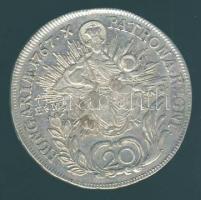 Ausztria/magyar verdejel 1767B EVM-D 20Kr Ag M.Theresia T:3/3+