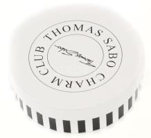 Thomas Sabo ezüst (Ag) karkötő, charmmal, csizolt ónix gyöngyökkel, jelzett, díszdobozban