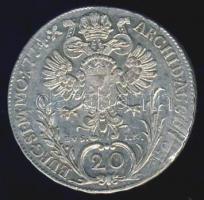 Ausztria 1774EVS-IK 20Kr Ag M.Theresia T:2/3 juszt
