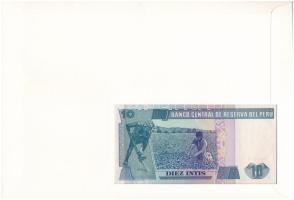 Peru 1987. 10I felbélyegzett borítékban, bélyegzéssel T:AU
Peru 1987. 10 Intis in envelope with sta...