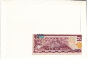 Mexikó 1977. 20P felbélyegzett borítékban, bélyegzéssel T:UNC
Mexico 1977. 20 Pesos in envelope wit...