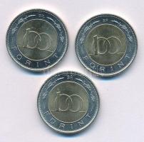 2024. 100Ft "Magyar Nemzeti Bank" (3x) T:AU