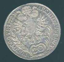 Ausztria 1772IC-SK 20Kr Ag M.Theresia T:2/3 ph