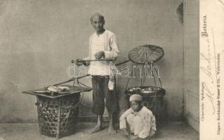 Chinese grocer in Batavia (EK)