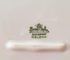 Rosenthal mokkás készlet 14 db csésze, 10 db alj, 6 db tányér, 2 süteményes, 10 kompótos tál, 6 kis ...