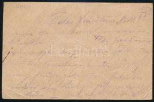 1915 Tábori posta levelezőlap "K.u.K. KRIEGSMARINE / S.M.SCHIFF TEMES"