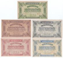 1946. 50.000AP - 10.000.000AP (5xklf) T:AU-F