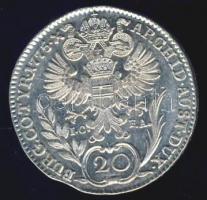 Ausztria 1775EVS-IK 20Kr Ag M.Theresia T:2/2- ph