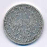 Ausztria 1858A 1Fl Ag "Ferenc József" T:VF,F Austria 1858A 1 Florin Ag "Franz Joseph" C:VF,F Krause KM#2219