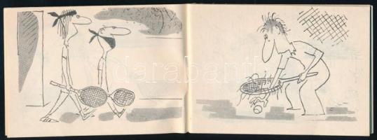 Matty Aslan: In loc de Wimbledon, karikatúra-füzet, kiadói tűzött papírkötés, 32 p