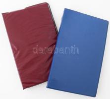 2 db üres képeslap-album, 31,5x19,5 cm méretben