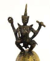 Vishnu elefánton. Bronz, cca 20. sz. eleje, m: 18,5 cm