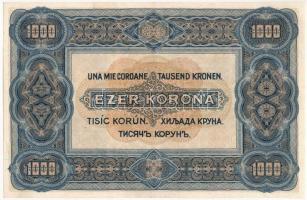 1920. 1000K "Orell Füssli Zürich" nyomdahely-jelöléssel, "B 22 963707" sorszámma...