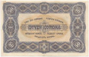 1920. 50K "Orell Füssli Zürich" nyomdahely jelöléssel, "5a 015 716954" sorszámma...