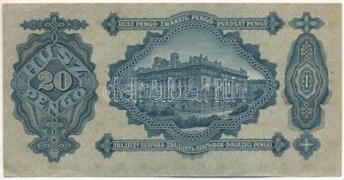 1930. 20P "C 377 061813" T:F szép papír
Hungary 1930. 20 Pengő "C 377 061813" C...