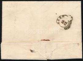 1854 3kr MP III. on cover, "PÁPA" - "RAAB" 1854 3kr MP III. levélen, "PÁPA&...
