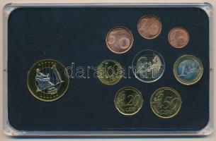 Szlovénia 2007. 1c-2E (8xklf) forgalmi összeállítás + 2004. 1E "Próba" fantázia érem erede...