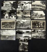 Kb. 290 db MODERN magyar fekete-fehér város képeslap, vegyes minőségben, közte kisebb települések is / Cca. 290 modern Hungarian black and white town postcards, with smaller villages as well, in mixed quality