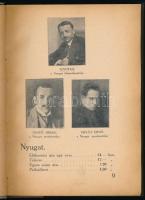 A Nyugat almanachja 1912. Bp., (1912), Nyugat, 143 p. Ady Endre, Csáth Géza, Heltay Jenő, Kaffka Mar...