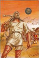 Sao Tomé és Principe DN(1990) 1000D bronz "Konföderáció" forgalomba nem került emlékkiadás karton díszlapon, hátoldalán német nyelvű leírással T:BU Sao Tomé and Principe ND(1990) 1000 Dobras bronze "Confederation" non-circulating coin on decorative cardboard sheet, with German description on the back C:BU