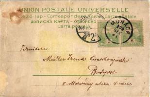 1903 Vukovár, Vukovar; Art Nouveau, litho s: Heyer (r)