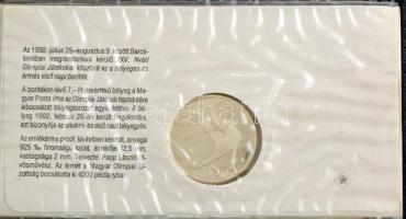 Papp László (1947-) 1992. "Barcelonai Olimpia - Magyar Csapat / Torna" kétoldalas, jelzetl...