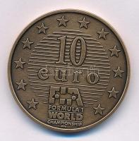 Franciaország 1997. 10E "Formula 1 - Jean Alesi" kétoldalas bronz emlékérem kapszulában (3...