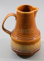 Mázas kerámia kancsó.jelzett, hibátlan 20 cm