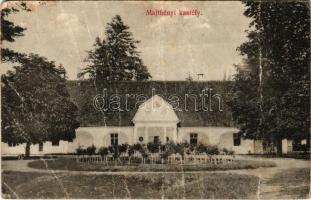 1928 Mezőnyárád, Majthényi kastély, kúria. Tibolddaróci szövetkezet kiadása (fa)