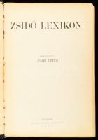 Magyar zsidó lexikon. Szerk.: Ujvári Péter. Bp., 1929, Zsidó Lexikon (Pallas-ny.), 8 sztl. lev.+ 102...