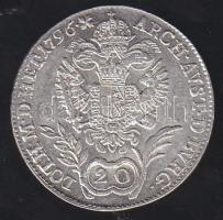 Ausztria/magyar verdejel 1796B 20Kr Ag II.Ferenc T:2/3