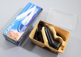 Philishave elektromos borotva + Scarlett hajvasaló, dobozában.