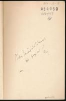 Reminiczky Erzsébet: Ady hatása líránkra. A szerző által dedikált példány! Bp., 1941, szerzői kiadás...