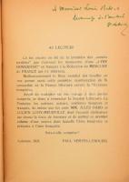 3 db magyar irodalomról és társadalomról szóló, francia nyelvű kiadvány: Échos Francais de la lyre H...