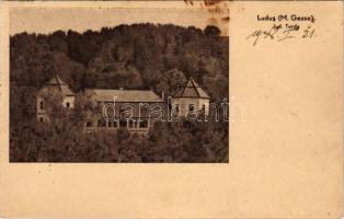 1937 Marosgezse, Gheja (Marosludas, Ludus); Báró Bánffy kastélya / Schloss / castle (fl)