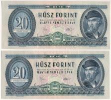 1975. 20Ft (2x) "C 628 132198, C 628 132600" T:AU Adamo F16