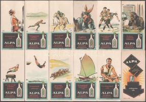 18 darab klf Alpa mentolos sósborszesz számolócédula