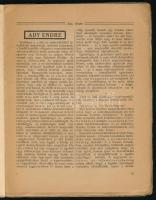 1919 Thalia szinházi és irodalmi szemle I. évf. 2. sz. Szerk.: Timár József. Benne Rozványi Vilmos a...