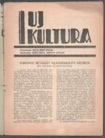 1923 Uj Kultura irodalmi, képzőművészeti, kritikai folyóirat II. évf. 4. száma. Szerk.: Bács Imre En...