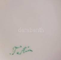 Herendi Tertia váza, jelzett, kis kopással, m: 18 cm