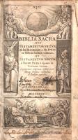 Biblia Sacra, sive Testamentum Vetus, Ab Im. Tremellio et Fr. Iunio ex Hebraeo Latine redditum, et T...