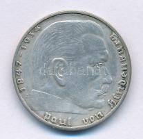 Német Harmadik Birodalom 1937E 2M Ag "Hindenburg" T:VF, pici peremhiba
German Third Reich...