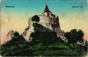 Homonna, Humenné; Jeszenői (Várjeszenő) vár. Waller Mór kiadása 2798. / castle (EK)