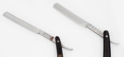 6 darab jó állapotú borotva, érdekes darabokkal